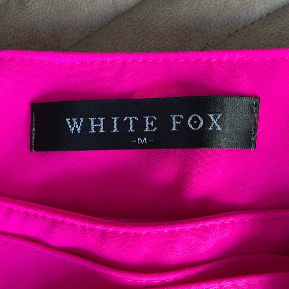White Fox 2-Piece Set, Pink, Size S and M - Picture 4 of 5